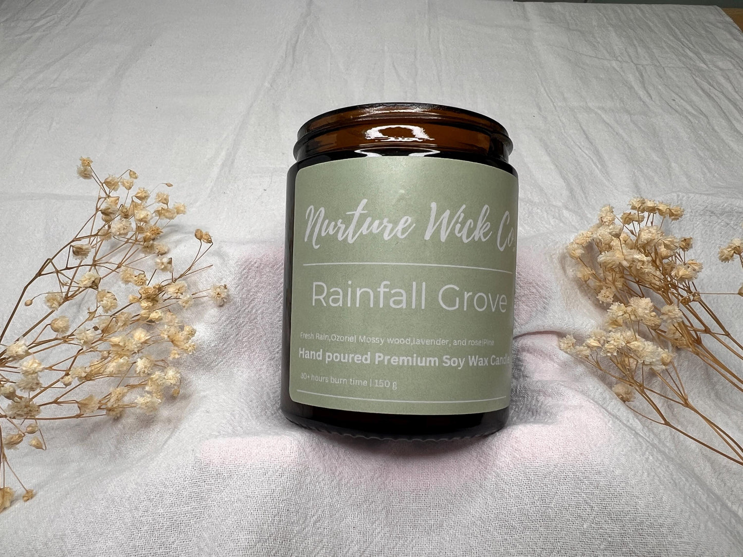 Petrichor Rain Scented Soy Wax Candles