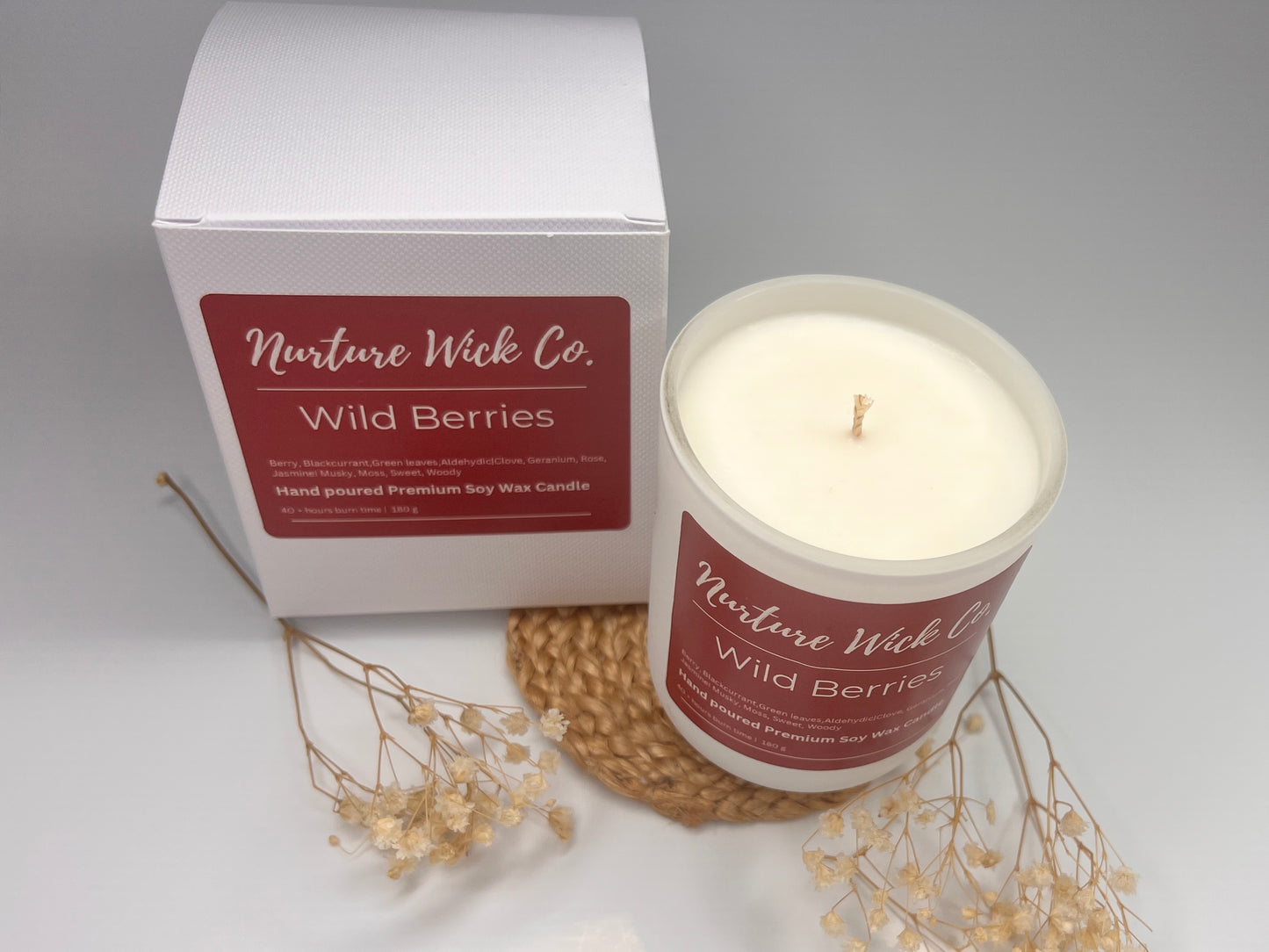 Soy Wax Candle Wild Berries