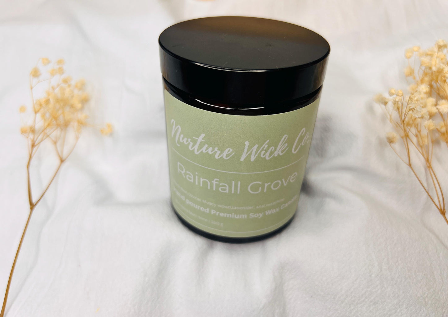 Soy Wax Candle Rainfall Grove