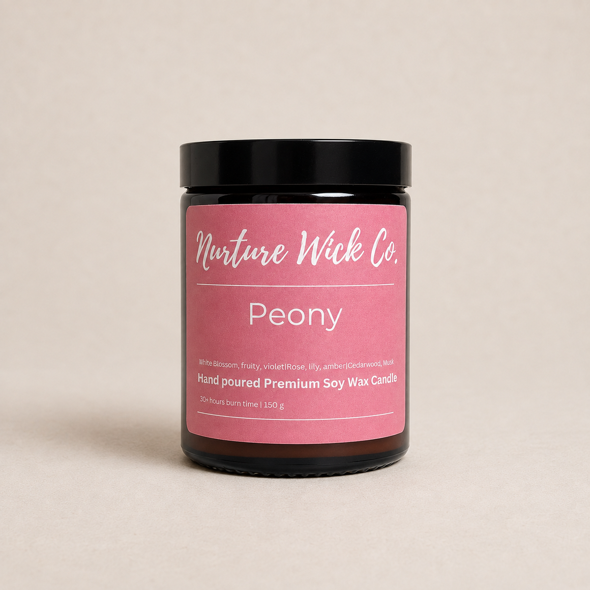 Soy Wax Candle Peony