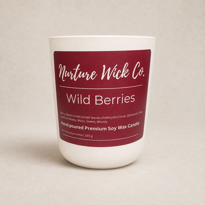 Soy Wax Candle Wild Berries