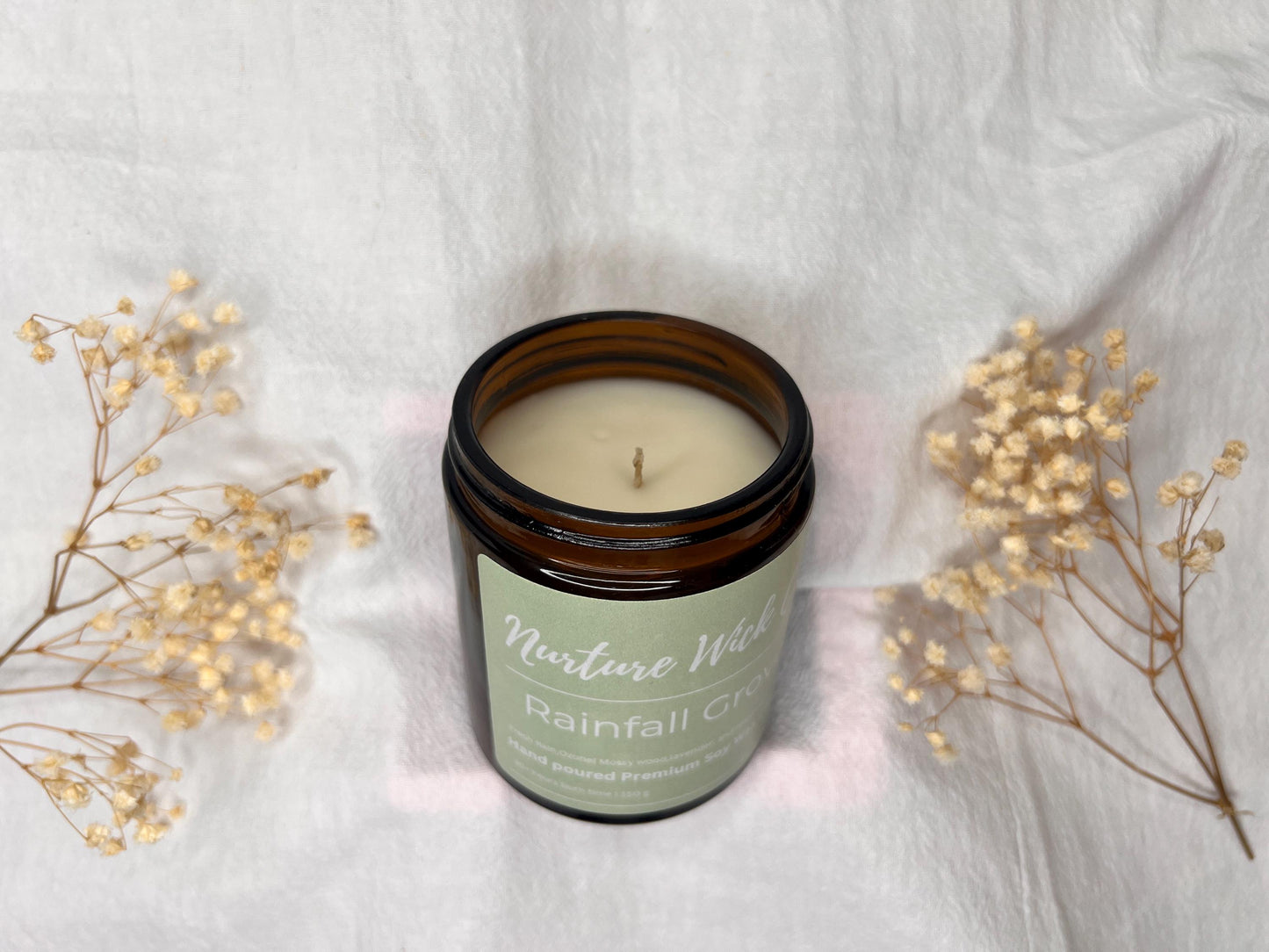 Soy Wax Candle Rainfall Grove