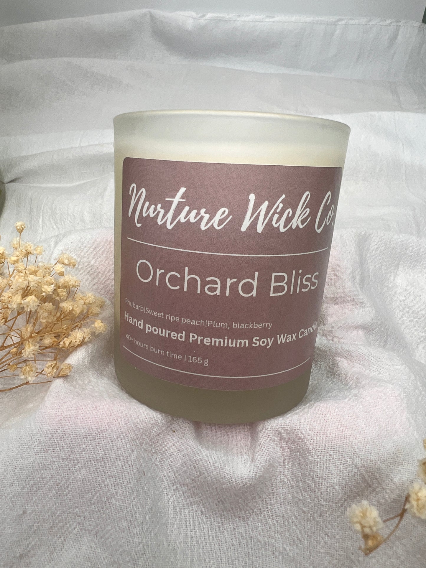 Soy Wax Candle Orchard Bliss