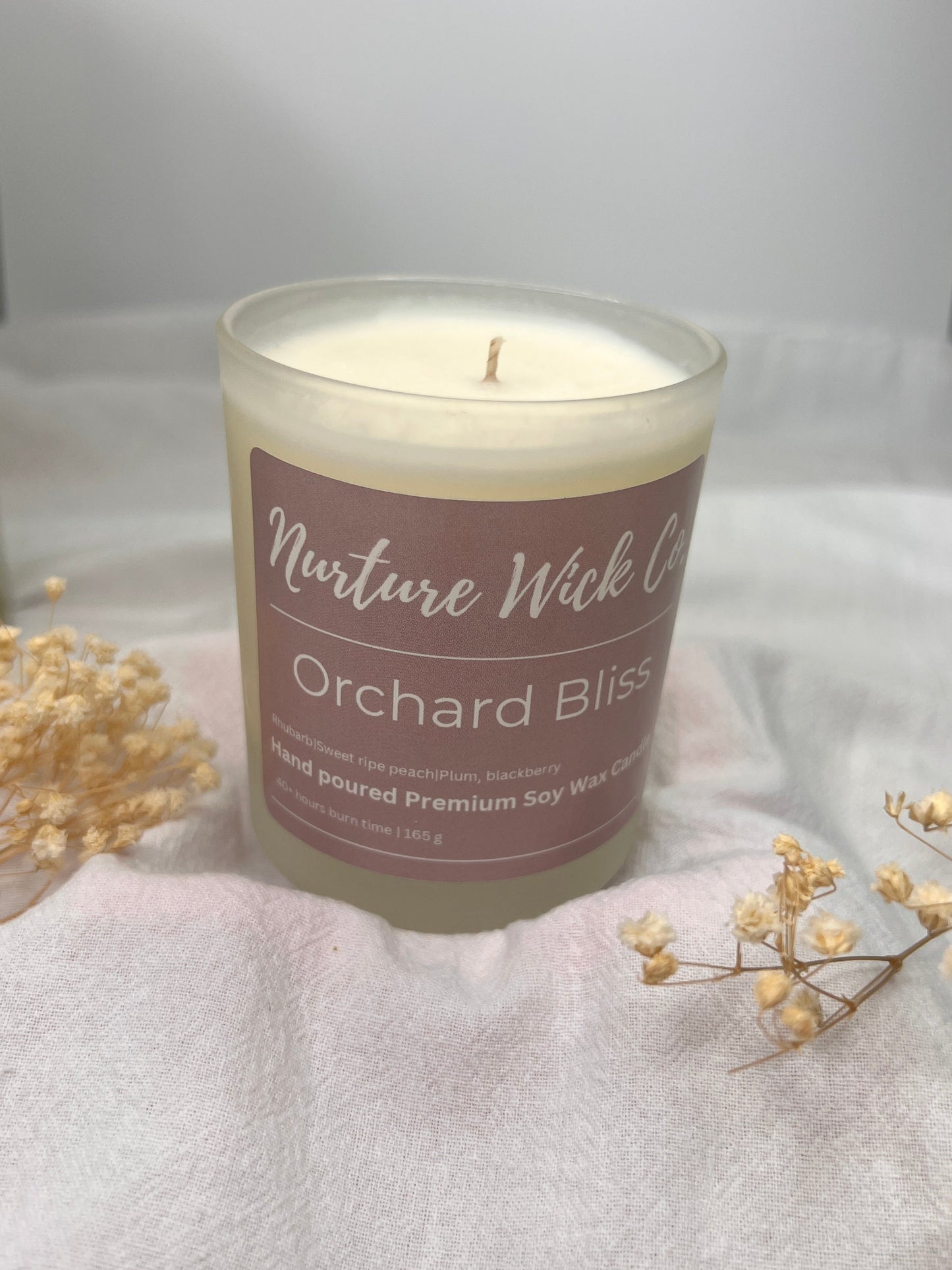 Soy Wax Candle Orchard Bliss