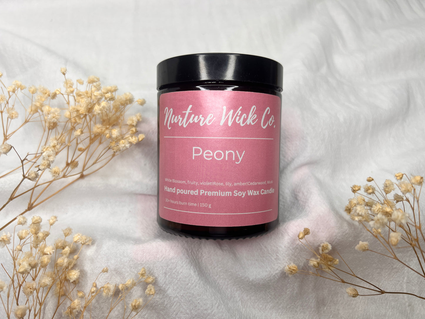 Soy Wax Candle Peony
