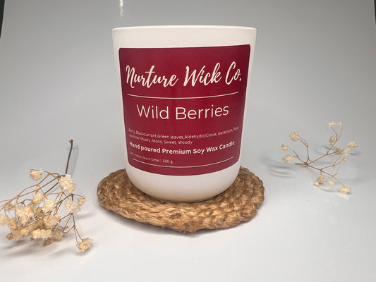 Soy Wax Candle Wild Berries
